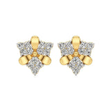 Flora | Round Lab-Grown Diamonds Clustered Studs - Nivara