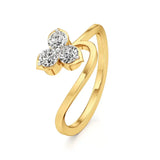 Flora | Lab-Grown Diamond Three-Stone Ring - Nivara