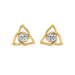 Flora | Round Solitaire Lab-Grown Diamond Studs - Nivara