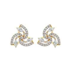 Mode | Round Lab-Grown Diamonds Halo Studs - Nivara