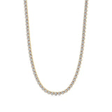 Sutra | Round Lab Grown Diamonds Buttercup Setting Tennis Necklace