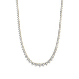 Sutra | Round Lab Grown Diamonds Buttercup Setting Tennis Necklace