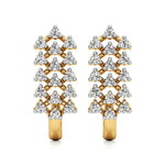 Jess | Round Lab-Grown Diamonds on J-Shaped Studs - Nivara