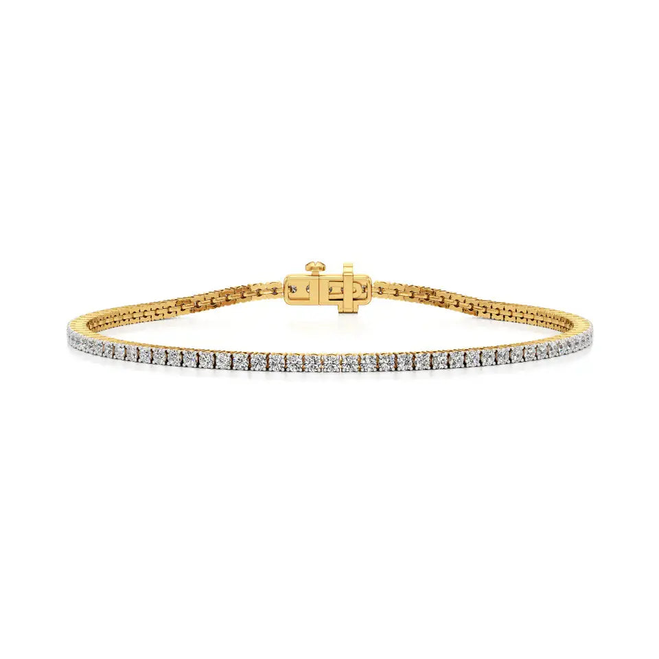 Sutra | Classic Round Lab Grown Diamonds Tennis Bracelet - Nivara