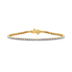 Sutra | Classic Round Lab Grown Diamonds Tennis Bracelet - Nivara