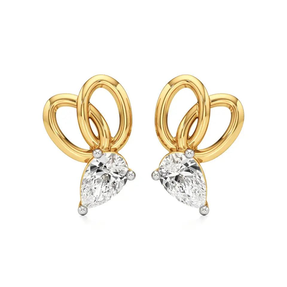 Mode | Pear Lab-Grown Diamond Studs - Nivara