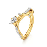 Mode | Round & Pear Lab-Grown Diamond Ring - Nivara