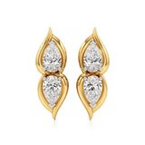 Mode | Pear Duo Lab-Grown Diamond Studs - Nivara