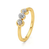 Foreva | Lab-Grown Diamond Three-Stone Ring - Nivara