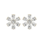 Flora | Pear & Round Lab-Grown Diamond Floral Studs - Nivara