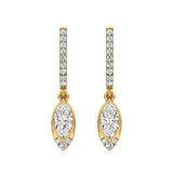 Amaya | Marquise & Round Lab-Grown Diamond Dangle Earrings