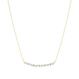 Anek | Multi-Shape Lab Grown Diamonds Bar Necklace - Nivara