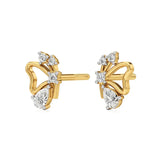 Vanya | Pear & Round Lab-Grown Diamonds Butterfly Studs - Nivara