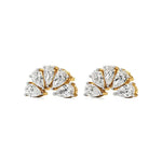 Mode | Round & Marquise Lab-Grown Diamond Swirl Studs - Nivara