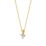 Sneh | Heart-Cut Solitaire Lab Grown Diamond Pendant - Nivara