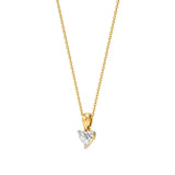 Sneh | Heart-Cut Solitaire Lab Grown Diamond Pendant - Nivara