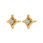 Mode | Princess Lab-Grown Diamond Solitaire Studs - Nivara