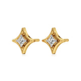 Mode | Princess Lab-Grown Diamond Solitaire Studs - Nivara