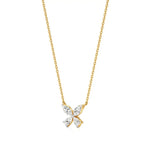 Vanya | Marquise & Pear Lab Grown Diamonds Butterfly Pendant - Nivara
