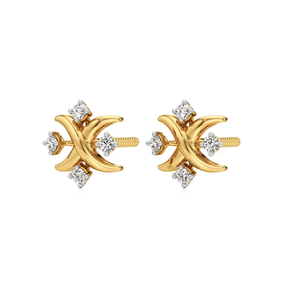 Mode | Round Lab-Grown Diamonds Studs - Nivara