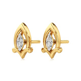 Amaya | Marquise Solitaire Lab-Grown Diamond Studs