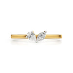 Mode | Marquise & Pear Lab-Grown Diamond Solitaire Ring - Nivara