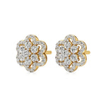 Flora | Round Lab-Grown Diamond Studs - Nivara