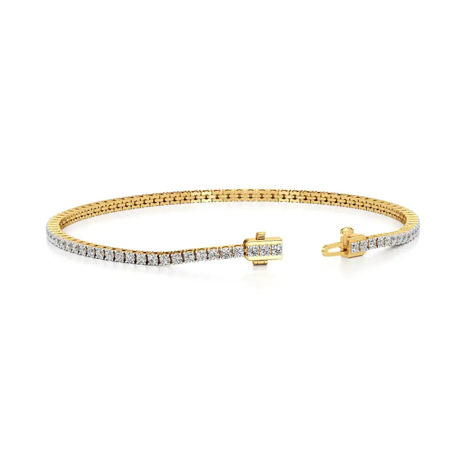 Sutra | Classic Round Lab Grown Diamonds Tennis Bracelet - Nivara