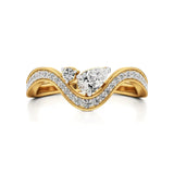 Amara | Lab-Grown Diamond Halo Ring - Nivara