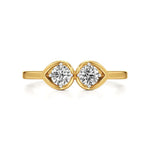 Mode | Round Lab-Grown Diamond Ring - Nivara