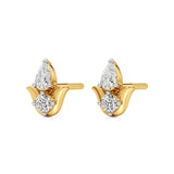 Amaya | Pear & Round Lab-Grown Diamond Duo Studs