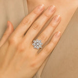 Flora | Round & Pear Lab-Grown Diamond Ring - Nivara