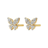 Vanya | Round Lab-Grown Diamonds on Butterfly Design - Nivara