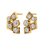 Celestia | Round Lab-Grown Diamonds Clustered Studs - Nivara