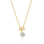 Foreva | Pear & Round Lab Grown Diamonds Infinity  Pendant - Nivara