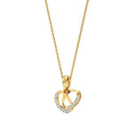 Foreva | Round Lab Grown Diamonds Infinity Loop Pendant - Nivara