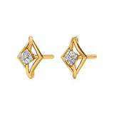 Amaya | Round Solitaire Lab-Grown Diamond Studs