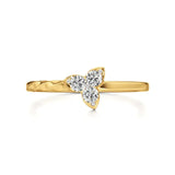 Flora | Lab-Grown Diamond Three-Stone Ring - Nivara
