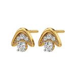 Mode | Round Lab-Grown Diamonds Clustered Studs - Nivara