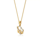 Sneh | Round Lab Grown Diamonds Heart Pendant - Nivara