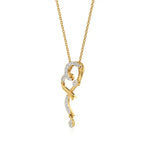 Sneh | Elegant Round Lab Grown Diamonds Heart Pendant - Nivara