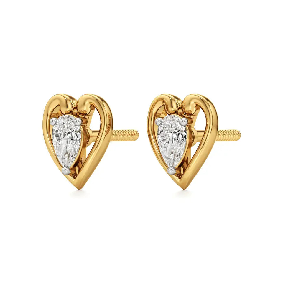 Sneh | Pear Lab-Grown Diamonds Studs - Nivara