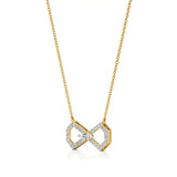 Foreva | Marquise & Round Lab Grown Diamonds Loop Pendant - Nivara