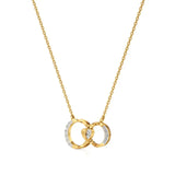 Sneh | Round Lab Grown Diamonds Loop Heart Pendant - Nivara