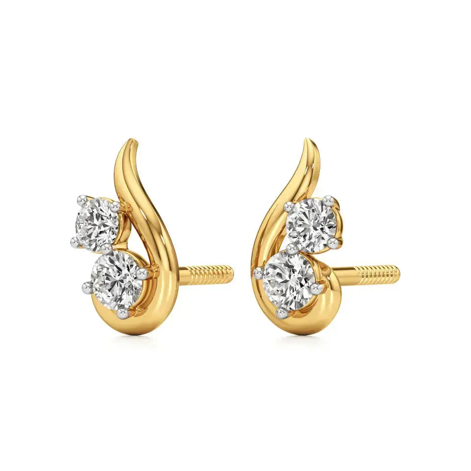 Mode | Round Lab-Grown Diamond Studs - Nivara