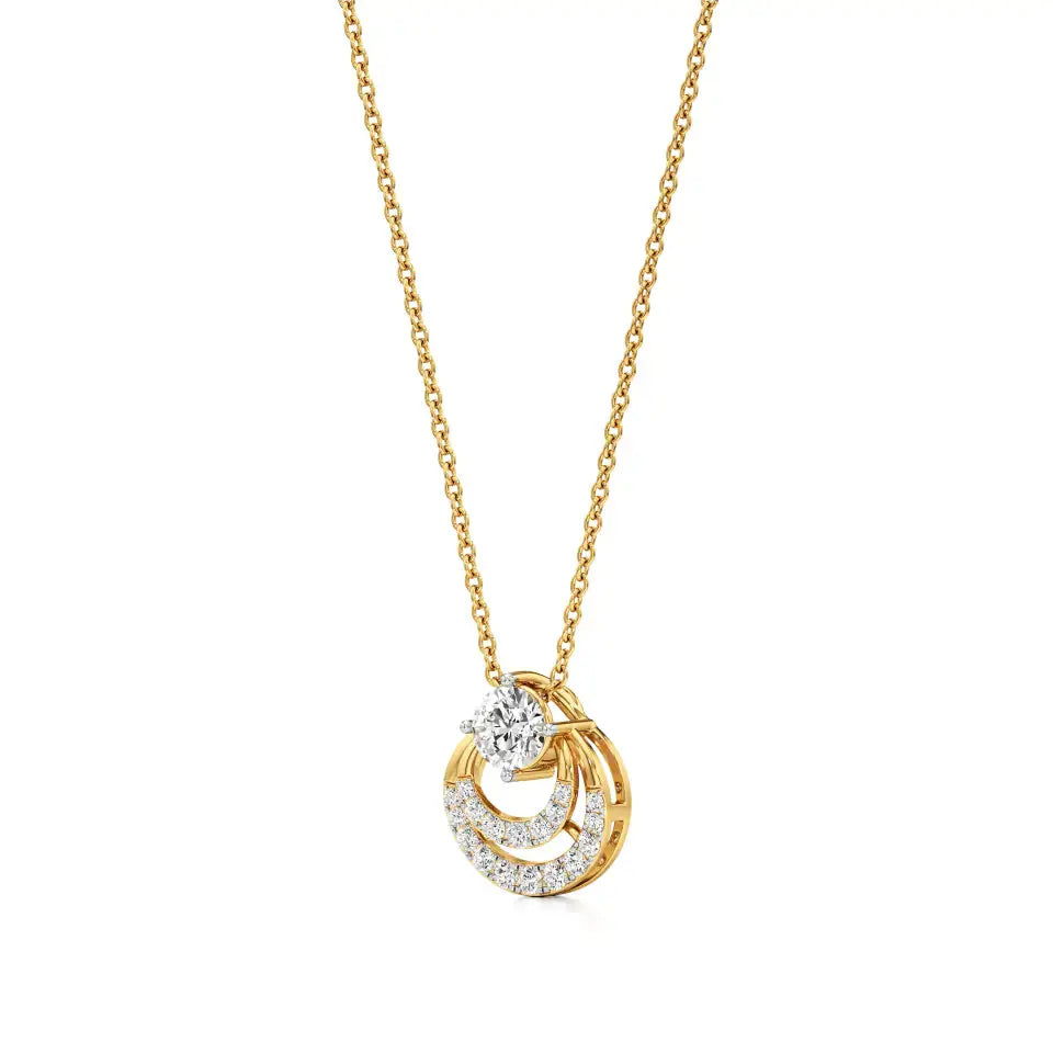 Mode | Round Lab Grown Diamonds Pendant - Nivara