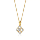 Flora | Elegant Lab Grown Diamond Pendant - Nivara
