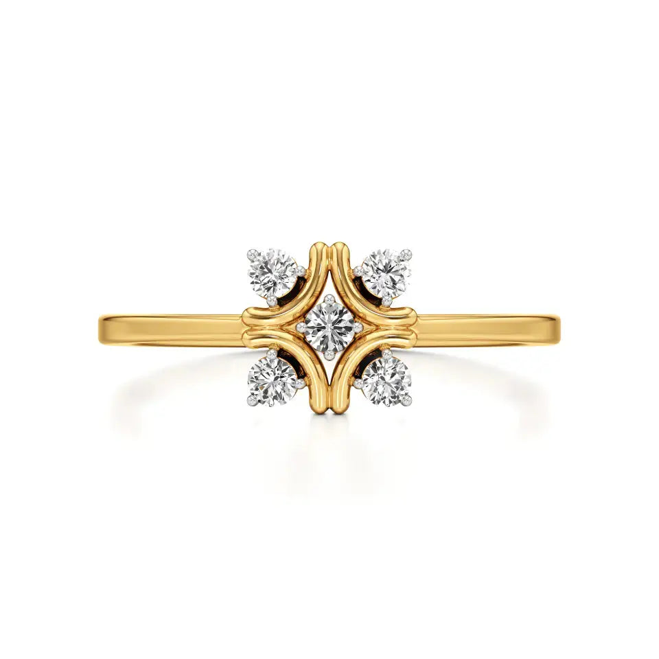 Flora | Lab-Grown Diamond 5-Stone Band - Nivara