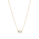 Toi et Moi | Cushion & Pear Lab Grown Diamonds Necklace