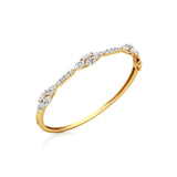 Anek | Classic Marquise & Round Lab Grown Diamonds Bangle